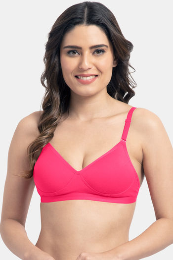 Buy Tweens Padded Non Wired Full Coverage T-Shirt Bra - Dark Pink